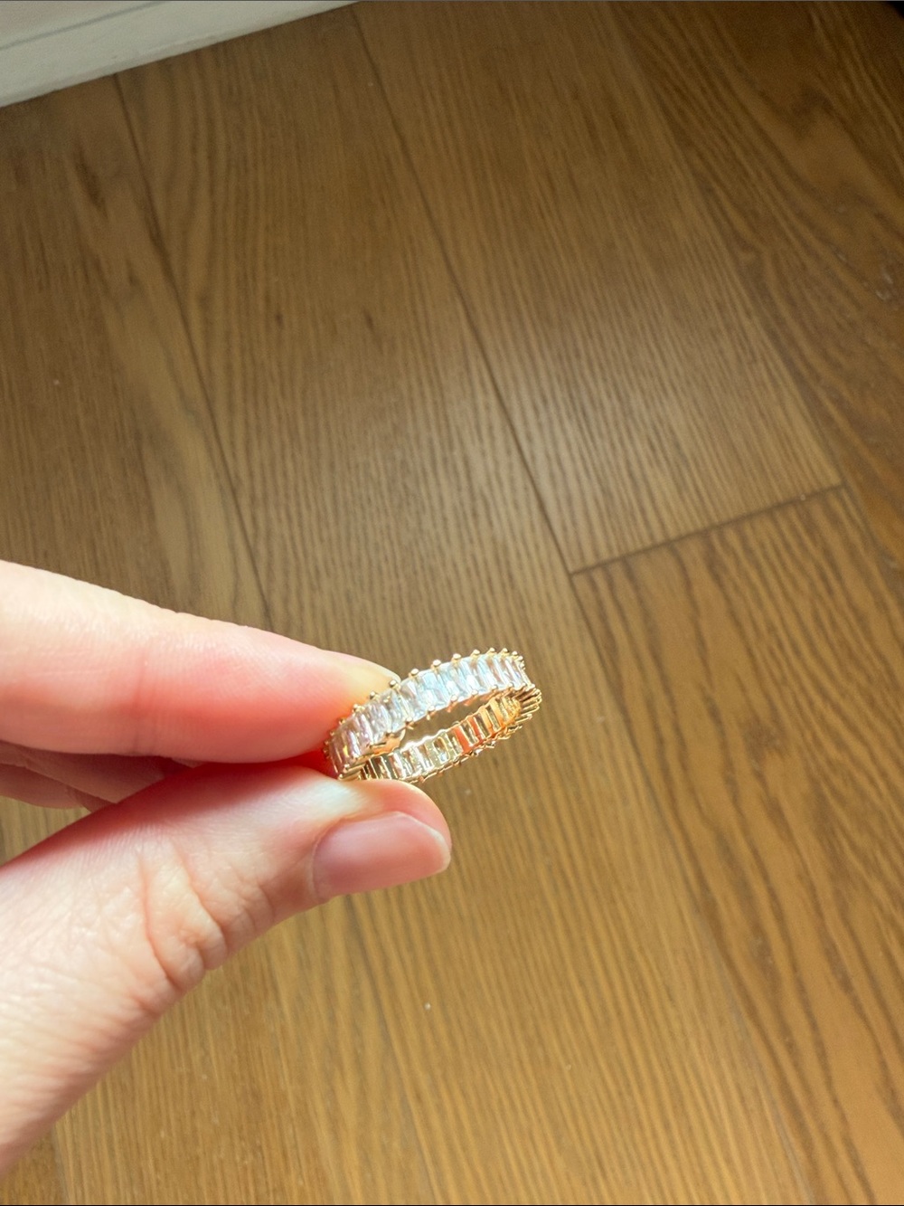 Bauble bar white gem ring